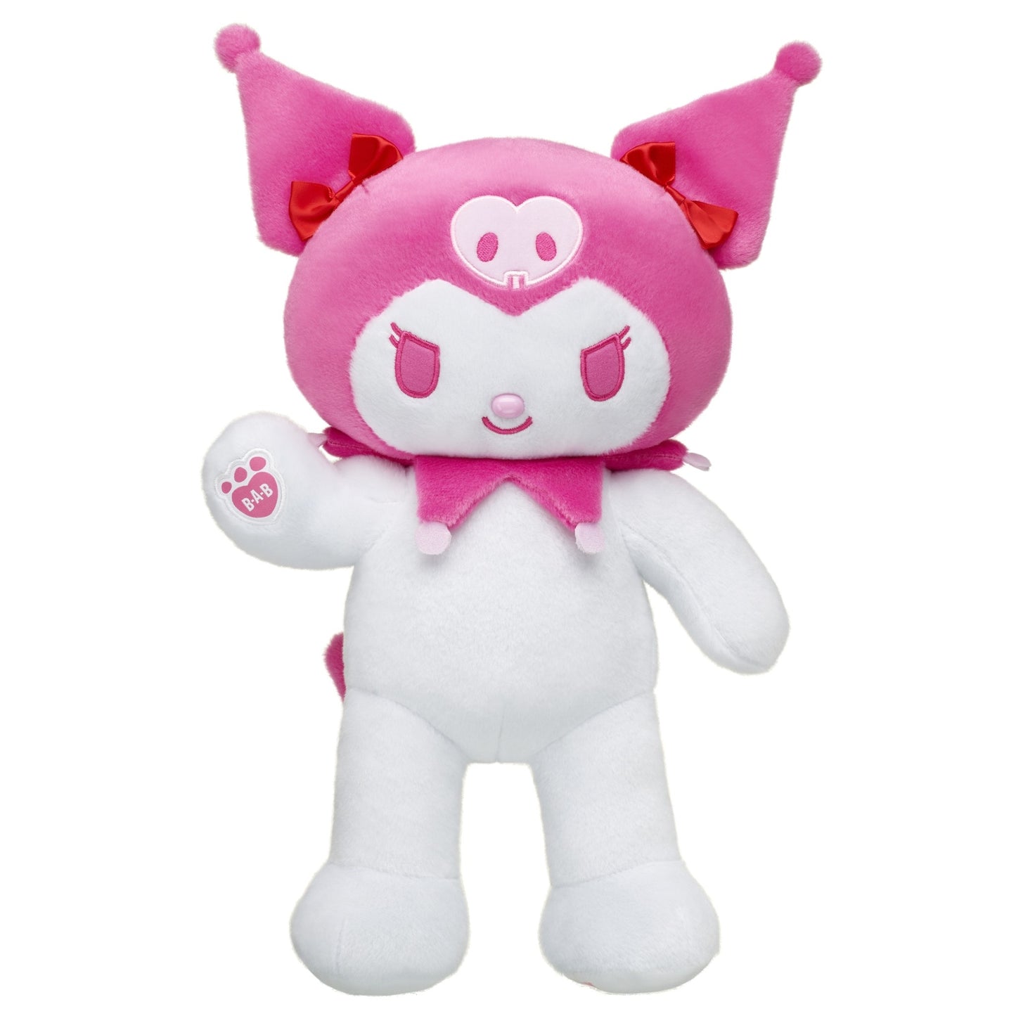 Peluche kuromi rosa val 25 sanrio Build-A-Bear