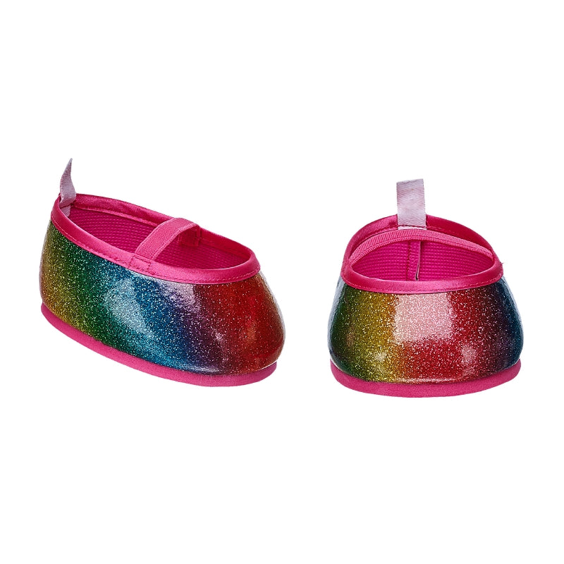 Zapatos Arcoiris Lentejuelas Build-A-Bear Categoría: Zapatos Tipo producto:  Doll Accessories