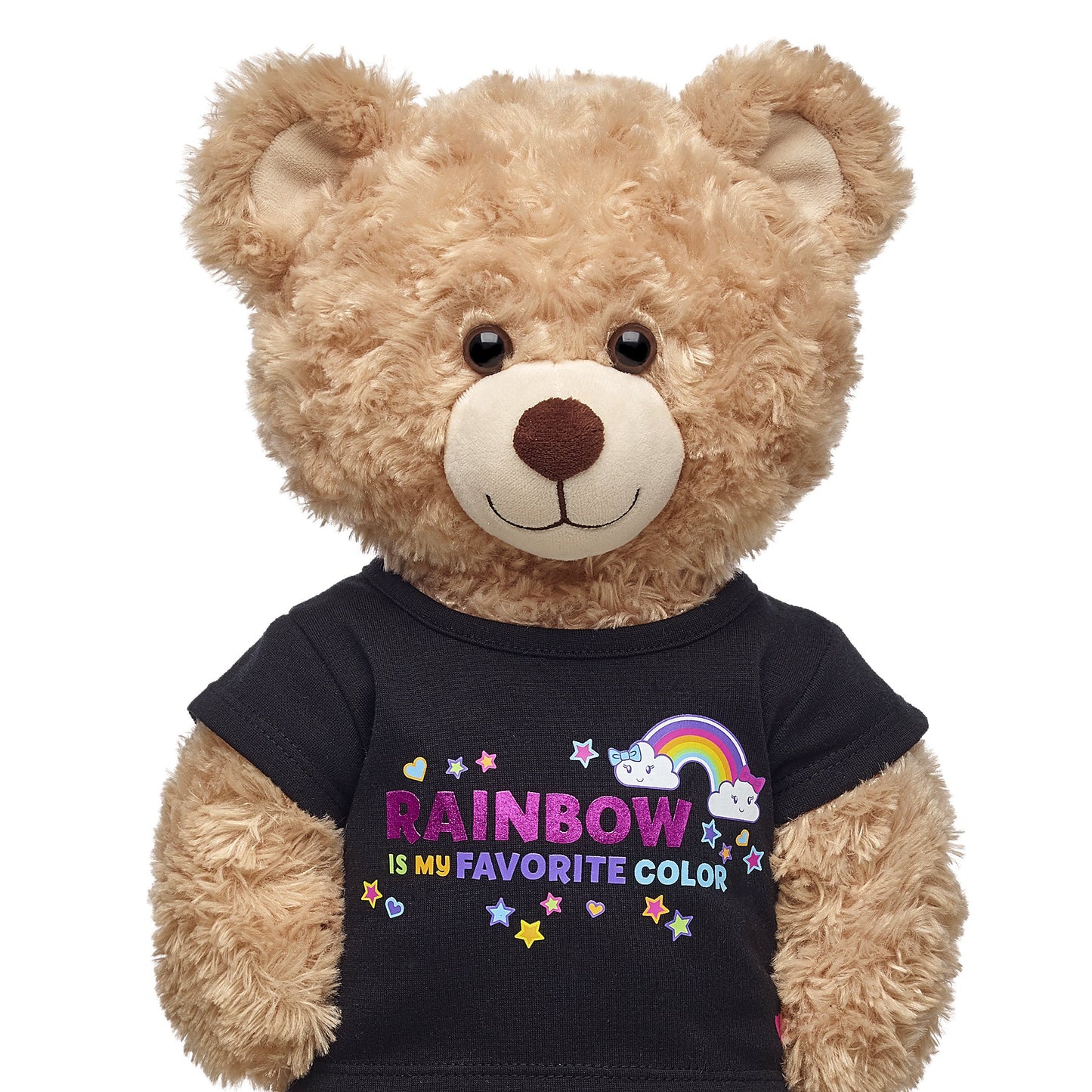 Polera Negra Arcoiris Build-A-Bear