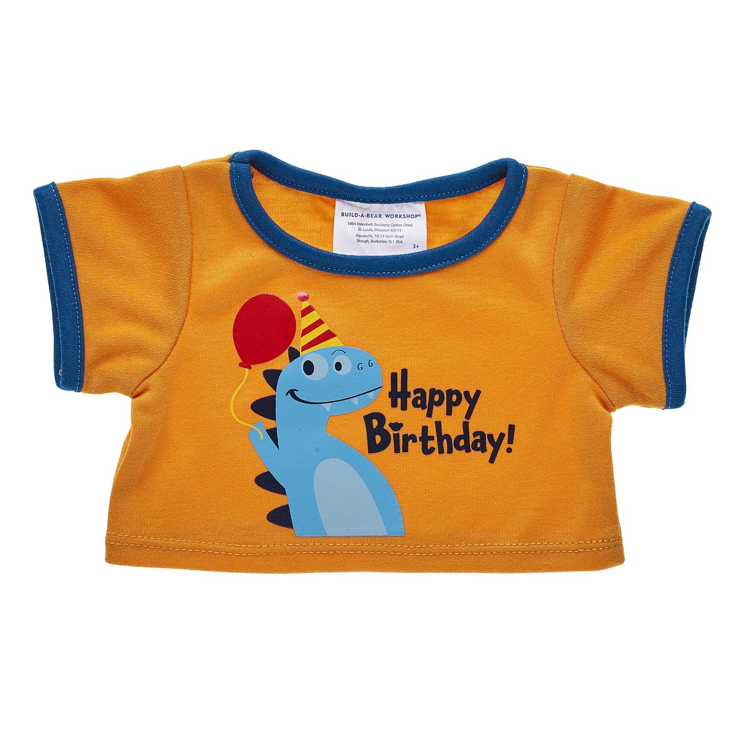 Polera Cumpleaños Dino Build-A-Bear