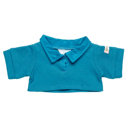 Polera Waffle Azul Build-A-Bear