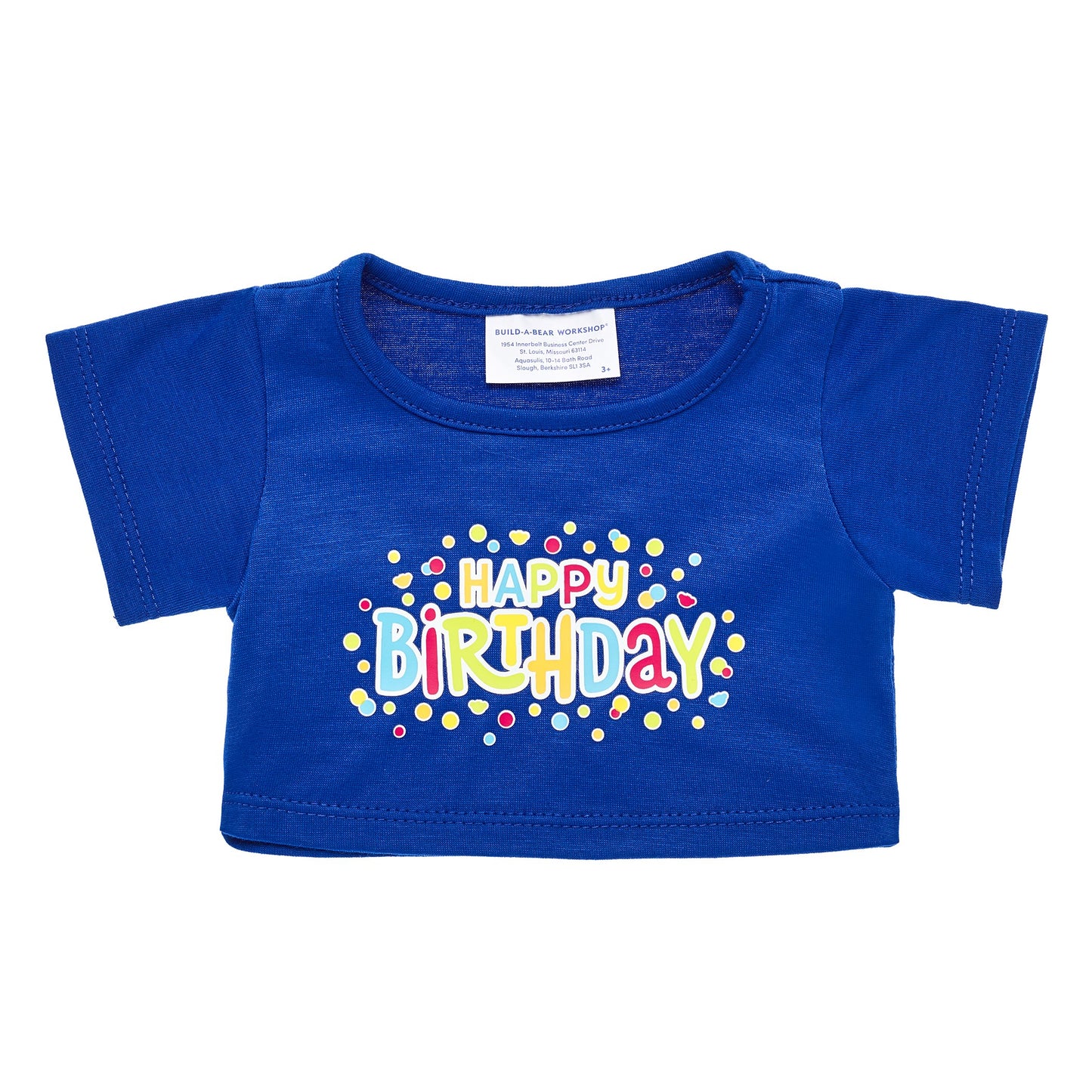 Polera Cumpleaños Azul 2 Build-A-Bear