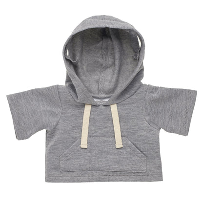 Poleron Gris Con Gorro Build-A-Bear