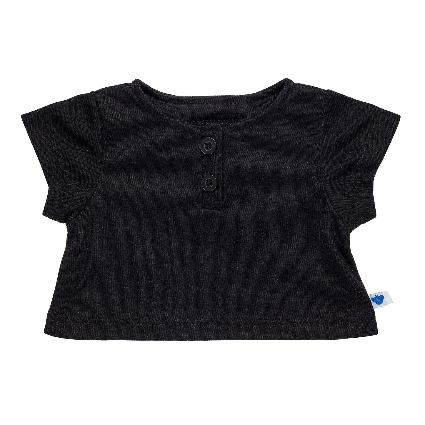 Polera Negra Con Botones Build-A-Bear