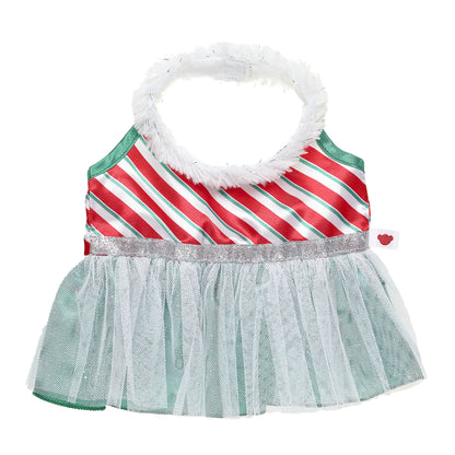 Vestido Navidad Con Piel Merry Mission Build-A-Bear