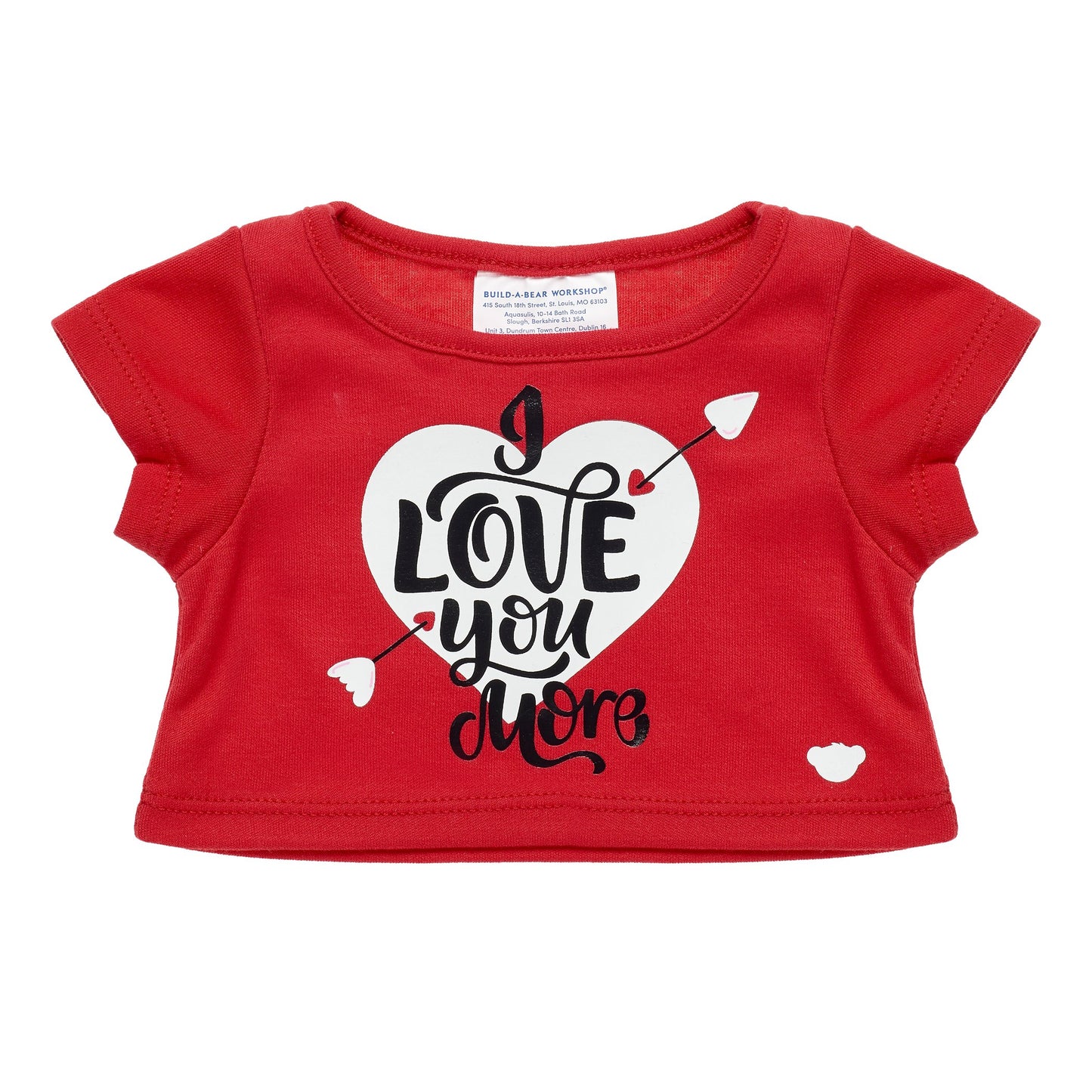 Polera I Love U More Build-A-Bear