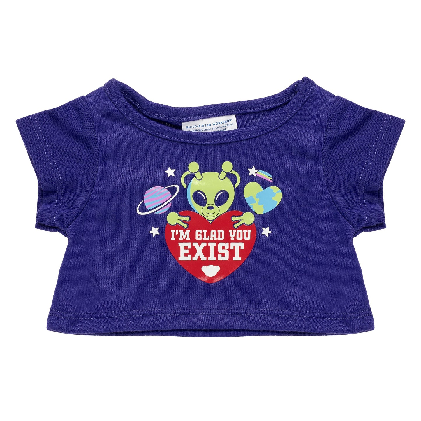 Polera Glad You Exist Build-A-Bear