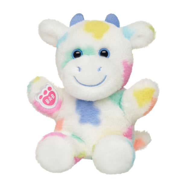 Mini Peluche Bean Vaca Pastel Build-A-Bear