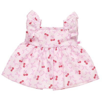 Vestido guindas rojo Build-A-Bear