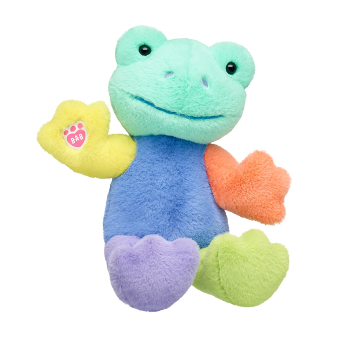 Spring Green Frog Stuffed Animal Mini Beans Gift Set Build A Bear peluche-rana-multicolor-build-a-bear-compra-online-build-a-bear