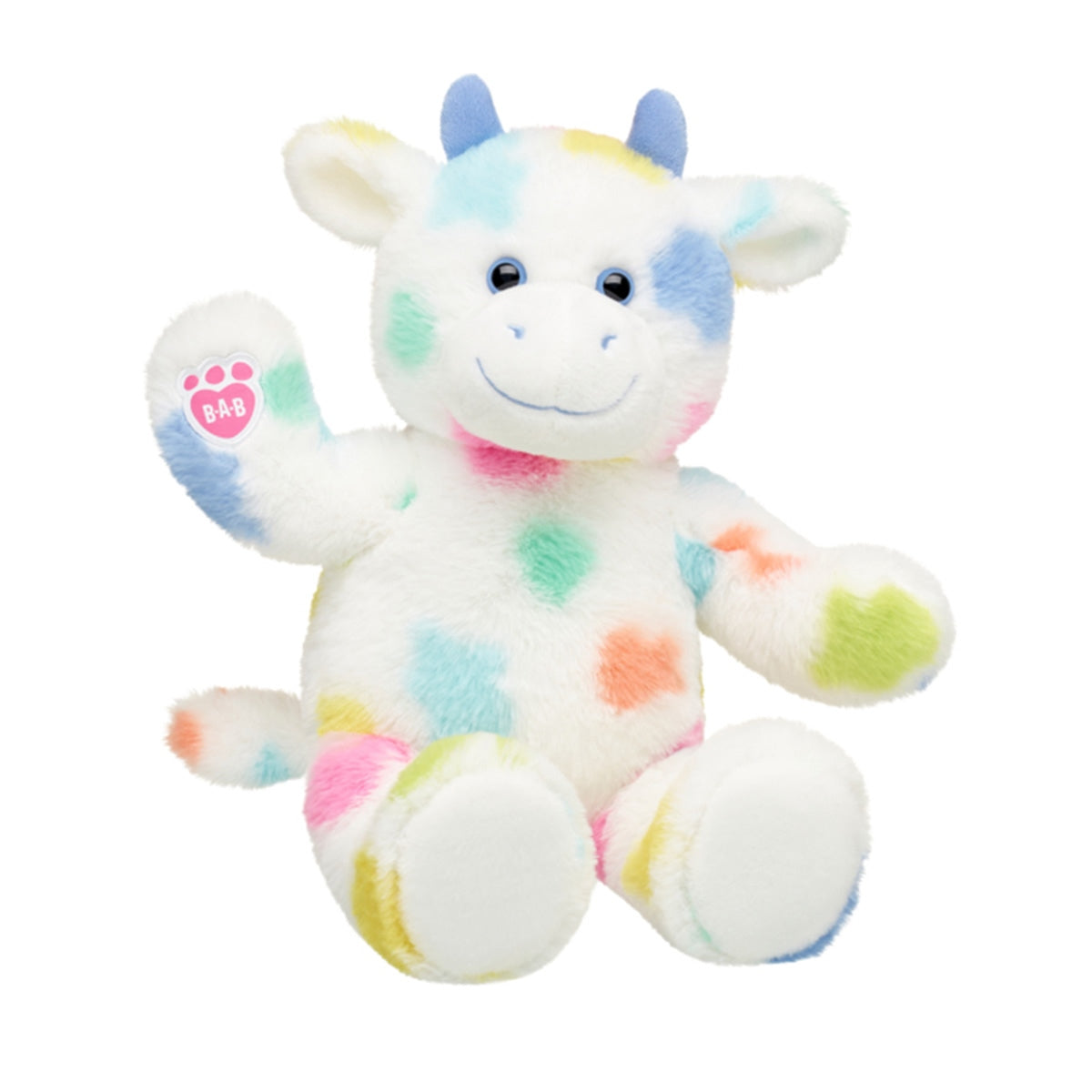 Peluche Vaca Blanca Manchas Pastel Build-A-Bear Categoría: Peluche Tipo producto:  Stuffed Animals