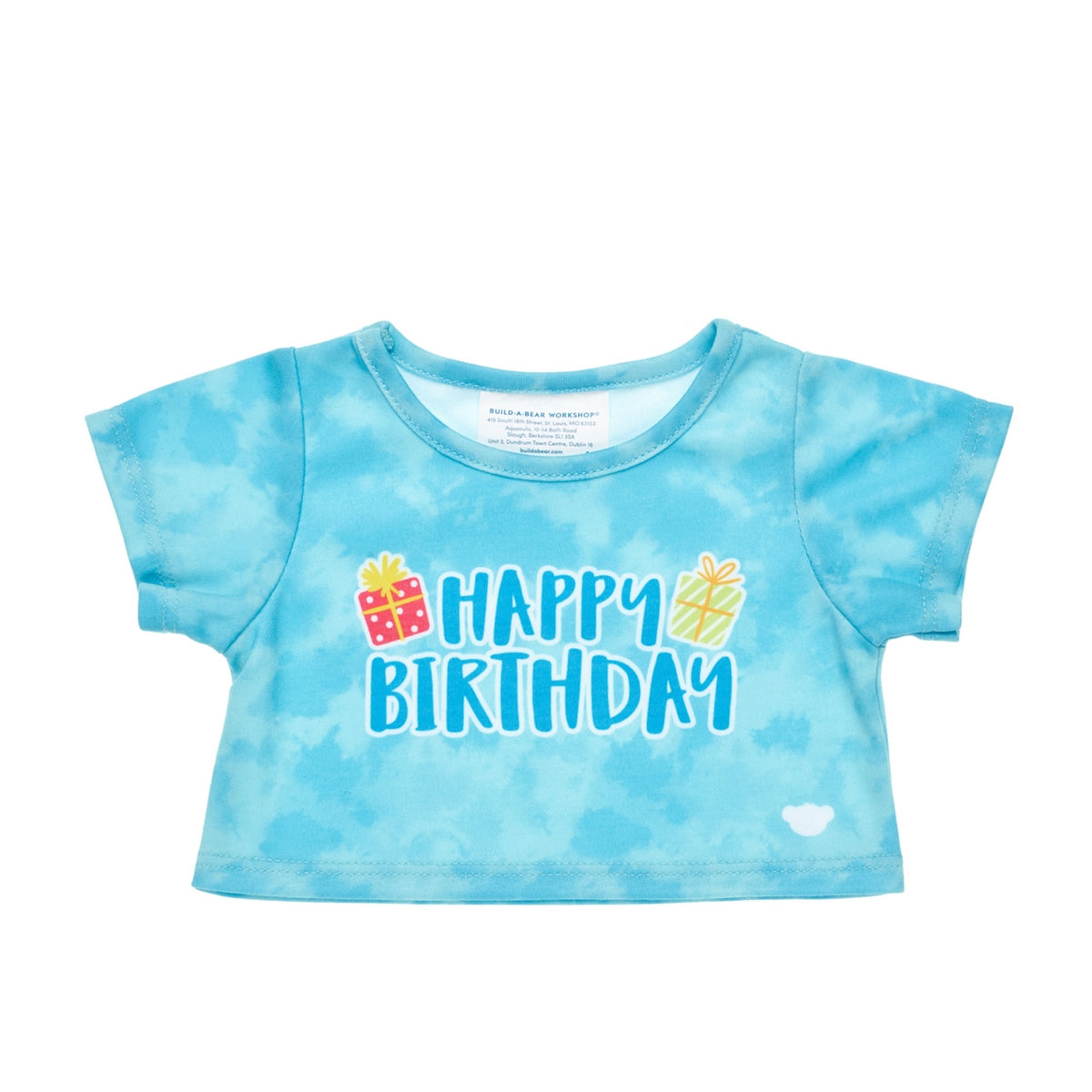 Polera Cumple Azul Td Build-A-Bear