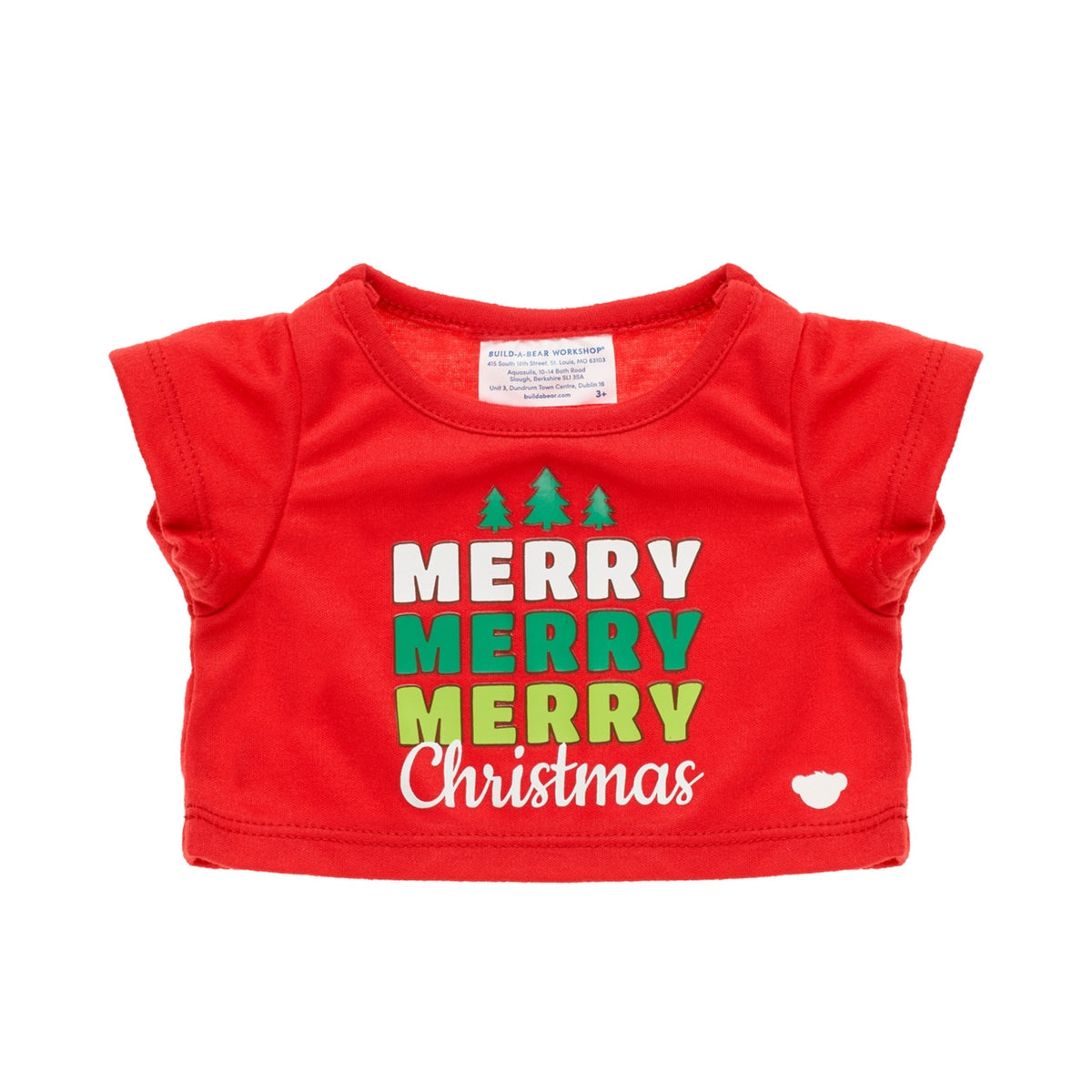 Polera Mc 24 Navidadbuild-A-Bear