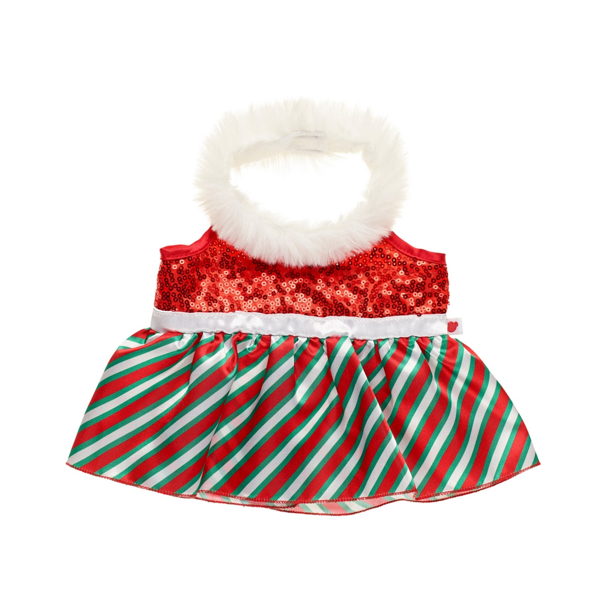 Vestido Verde-Rojo Merry Mision Build-A-Bear