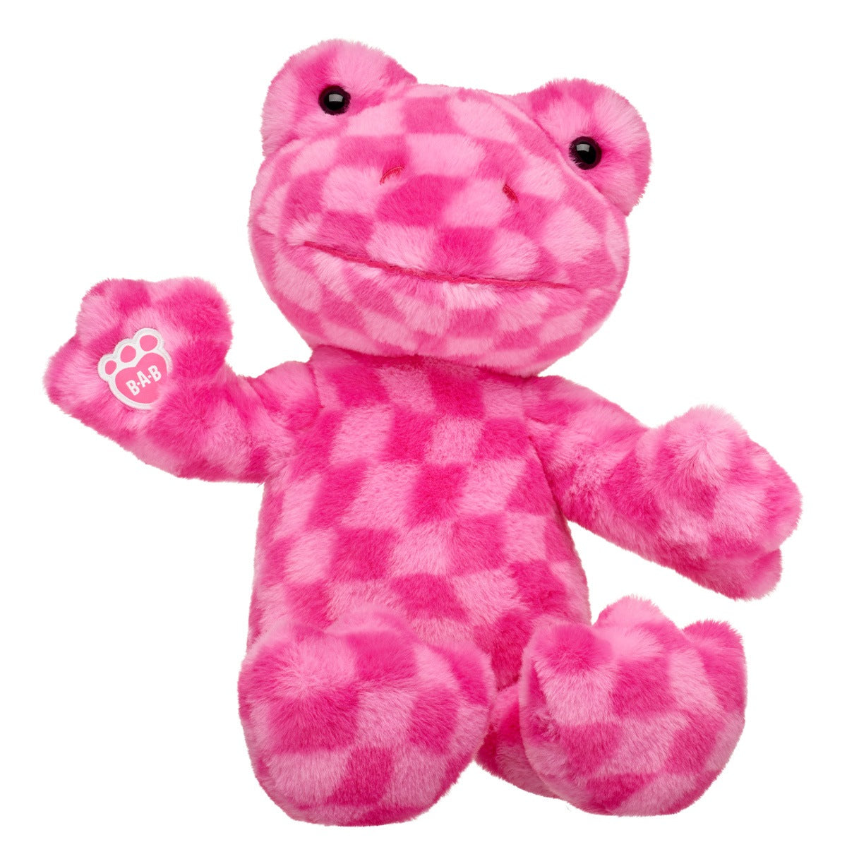 Peluche Rana Rosa Cuadros Build-A-Bear